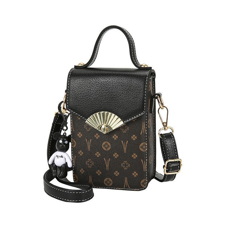 New Retro Fashion Cross Flower Envelope Design Mini Mobile Phone Bag
