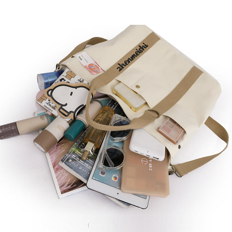 Printed Letter Crossbody Bag
