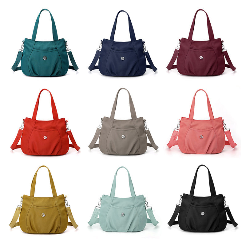 Women's Crossbody Lightweight Multi-Pocket Zipper Pocket Nylon Shoulder Bag