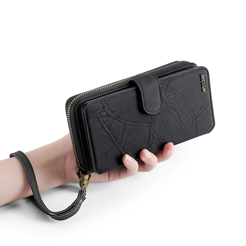 Zipper Wallet Case for Iphone X/XR/XS/11/12/13