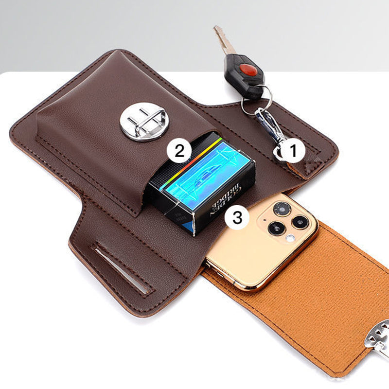 Vertical Mobile Phone Waist Bag