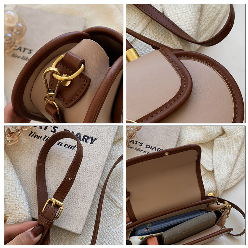 Retro Chic Shoulder Bag