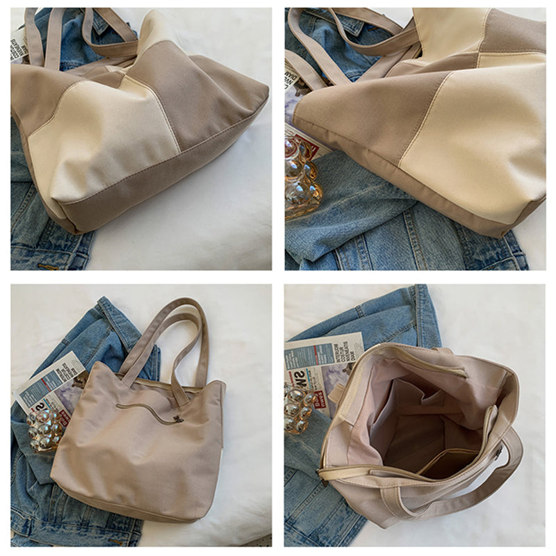 Patchwork Check Shoulder Bag