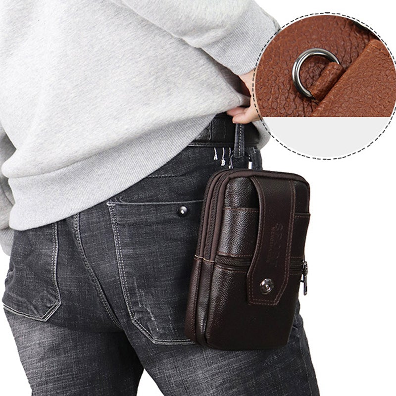 Vintage Belt Waist Bag for Men