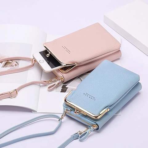 MINI Fashion Women Phone Bag Solid Crossbody Bag