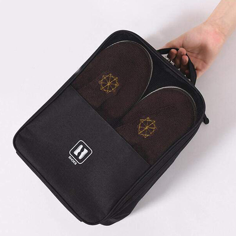Travel Three-layer Portable Storage Shoe Bag