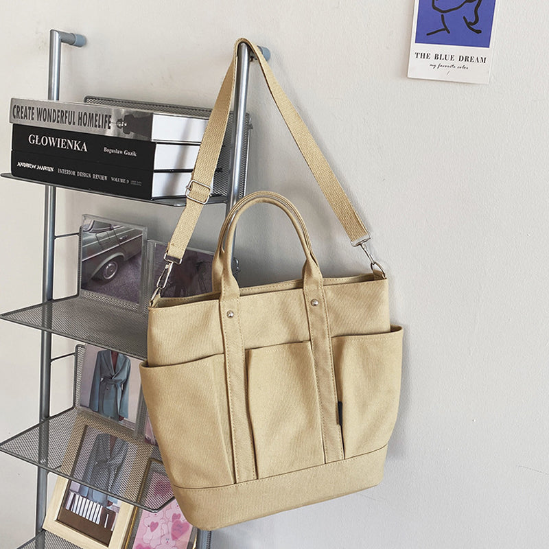 Retro Versatile Casual Canvas Portable Messenger Bag