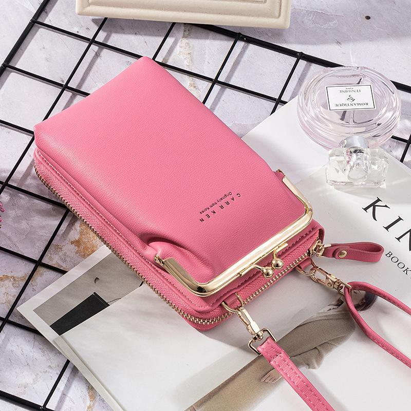 MINI Fashion Women Phone Bag Solid Crossbody Bag