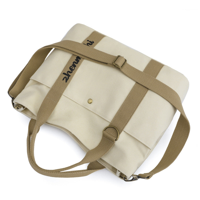 Printed Letter Crossbody Bag