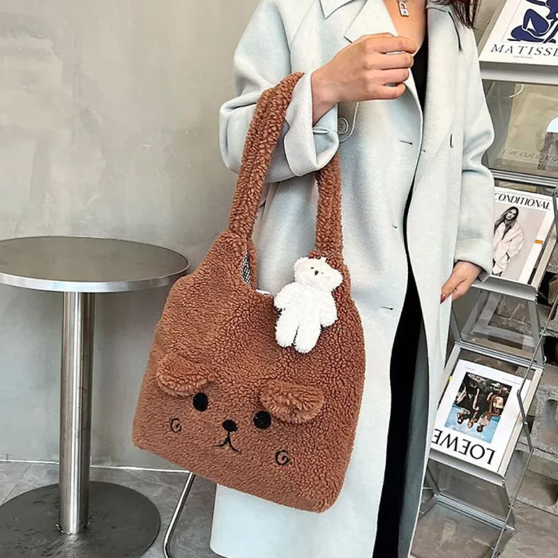 Fluffy Pup Tote Bag