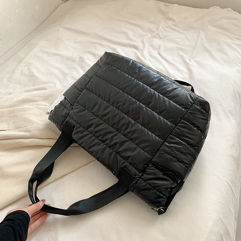 Winter Wide Strap Handbag