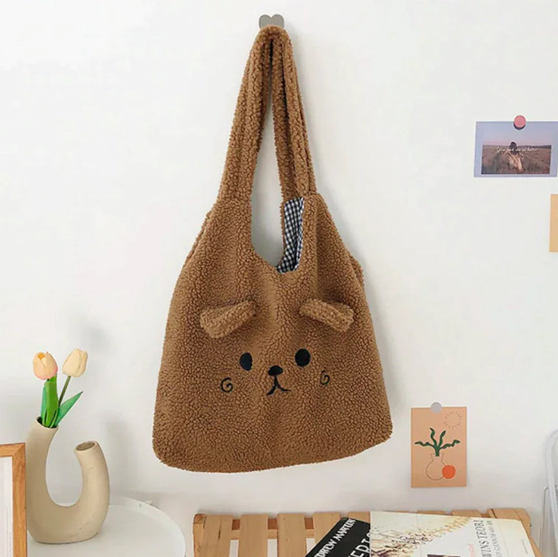 Fluffy Pup Tote Bag