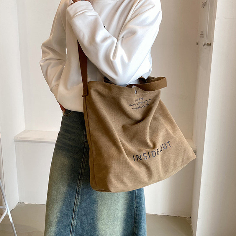 Vintage Canvas Shoulder Bag