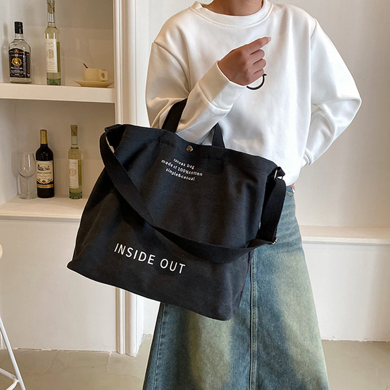 Vintage Canvas Shoulder Bag