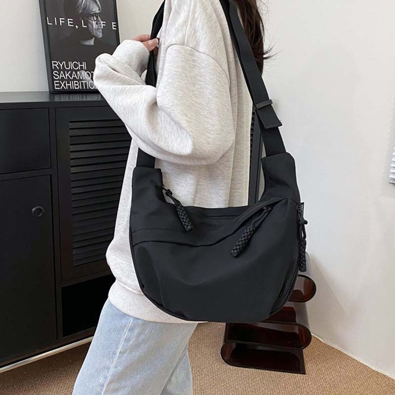 Commuter large capacity shoulder bag