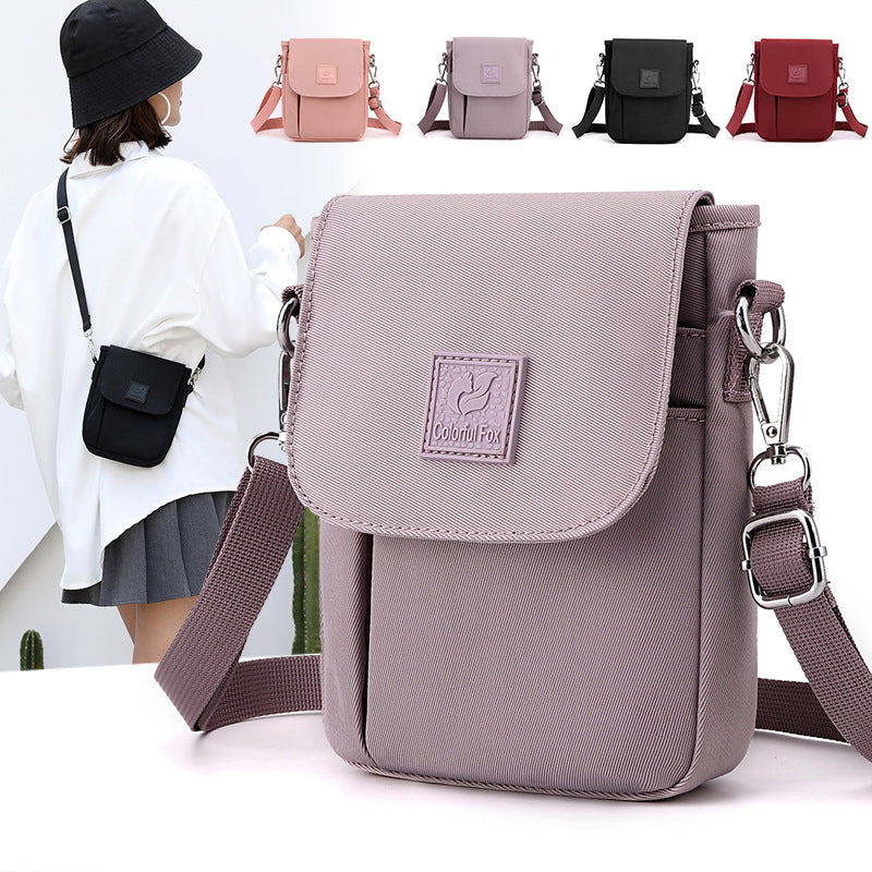 Women's Solid Nylon Shoulder Bag