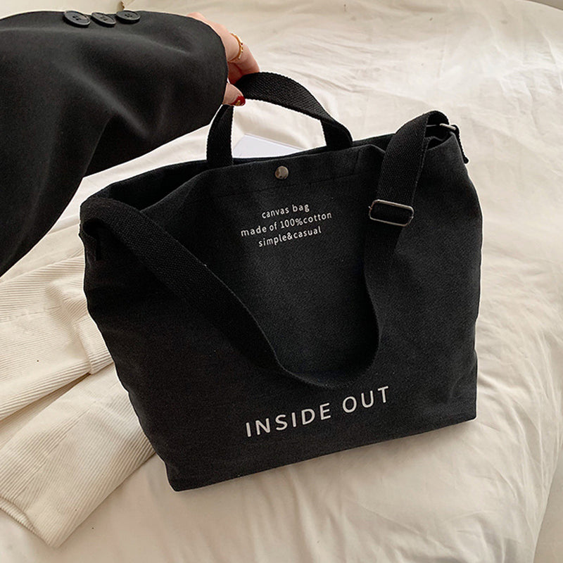 Vintage Canvas Shoulder Bag
