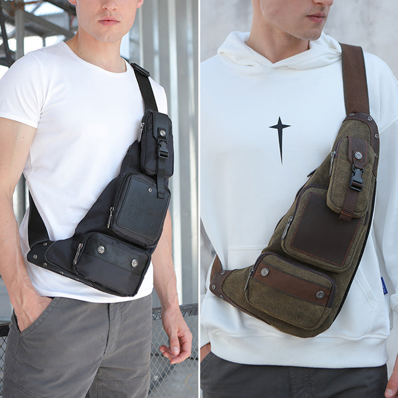 Crescent-shaped Cross-body Chest Bag