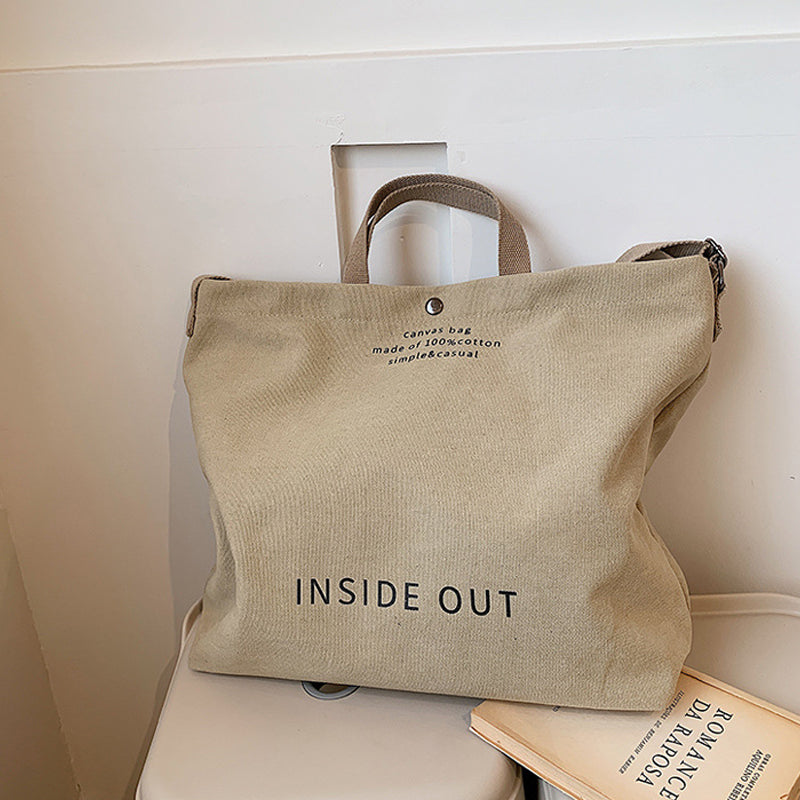 Vintage Canvas Shoulder Bag