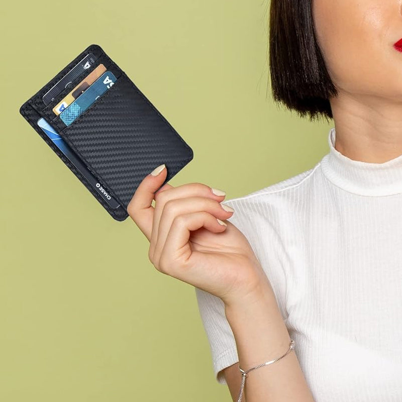 Front Pocket Leather Card Holder Wallets