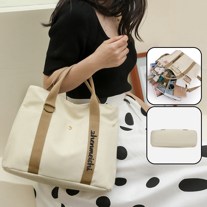Printed Letter Crossbody Bag