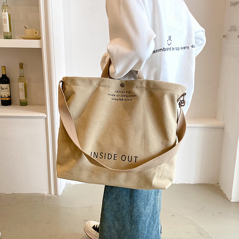 Vintage Canvas Shoulder Bag