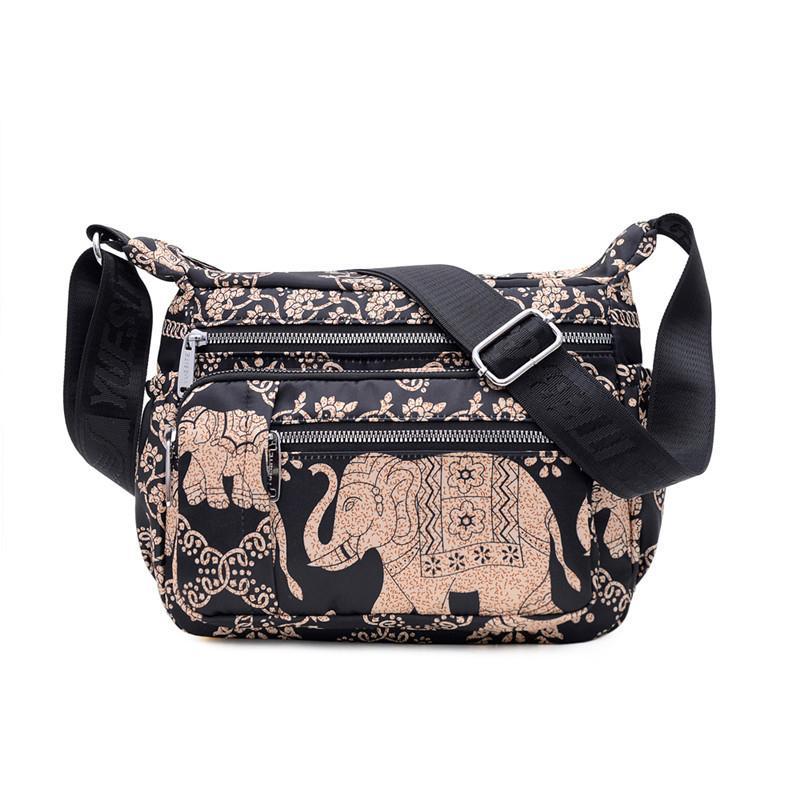 Multi-Pocket Waterproof Messenger Bag