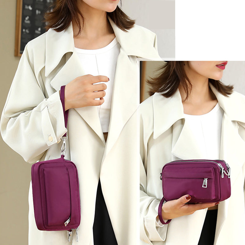 Women's fashionable shoulder bag made of nylon