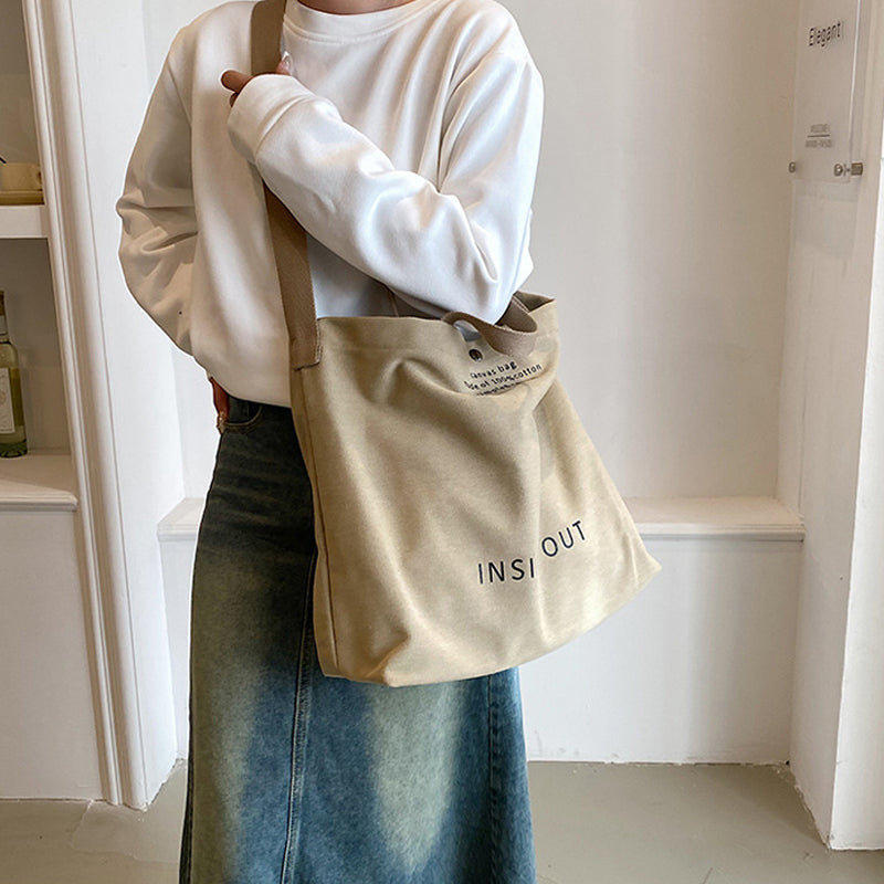 Vintage Canvas Shoulder Bag