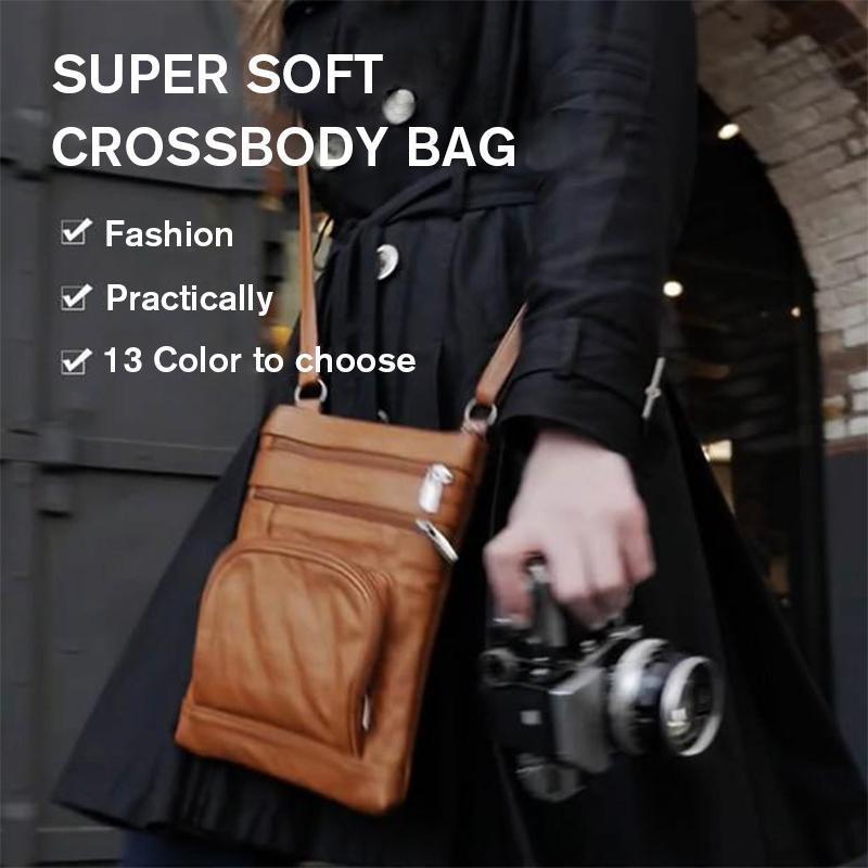 Super Soft Leather Crossbody Bag