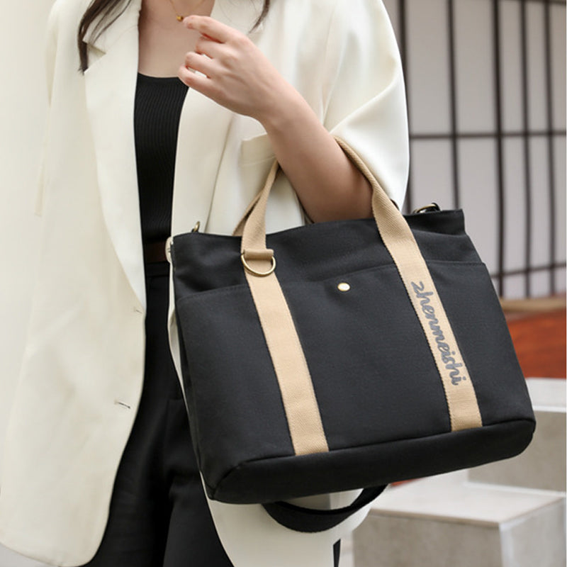 Printed Letter Crossbody Bag