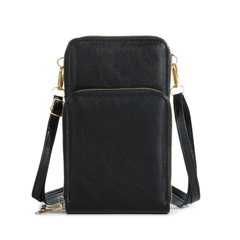 Three-layer Zipper Multifunctional Mobile Phone Bag
