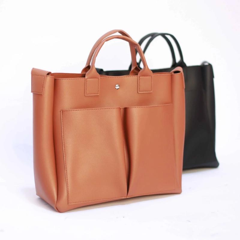 Women New Pu Leather Bag Simple Handbag