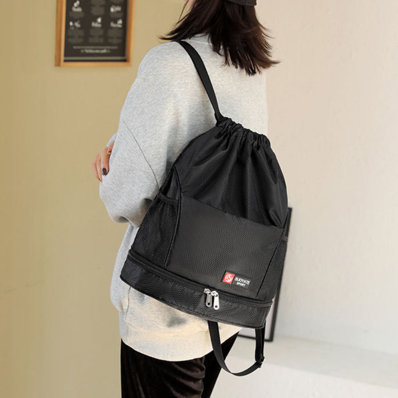Oxford Cloth High Capacity Drawstring Backpack