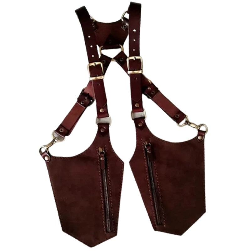 Double Shoulder Armpit Bag, Snatch-proof Vintage Bag