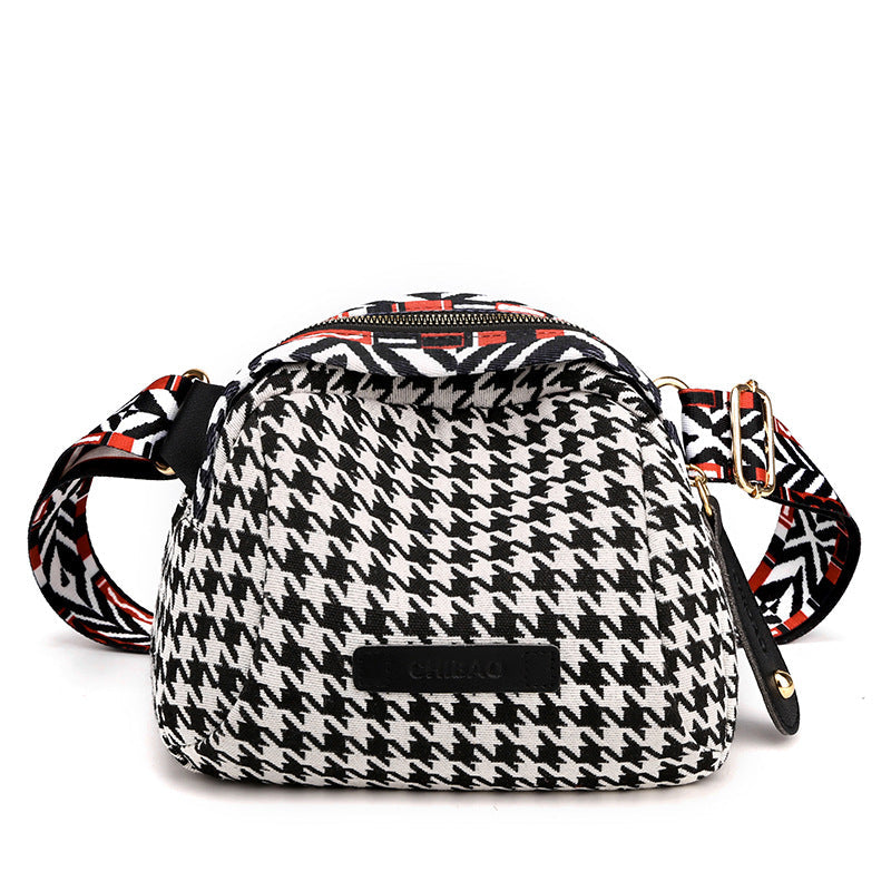 Houndstooth Small Bag