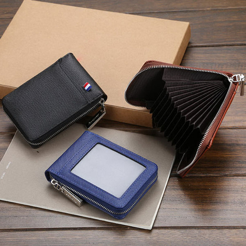 Multi-Slot Organ Card Holder Wallet