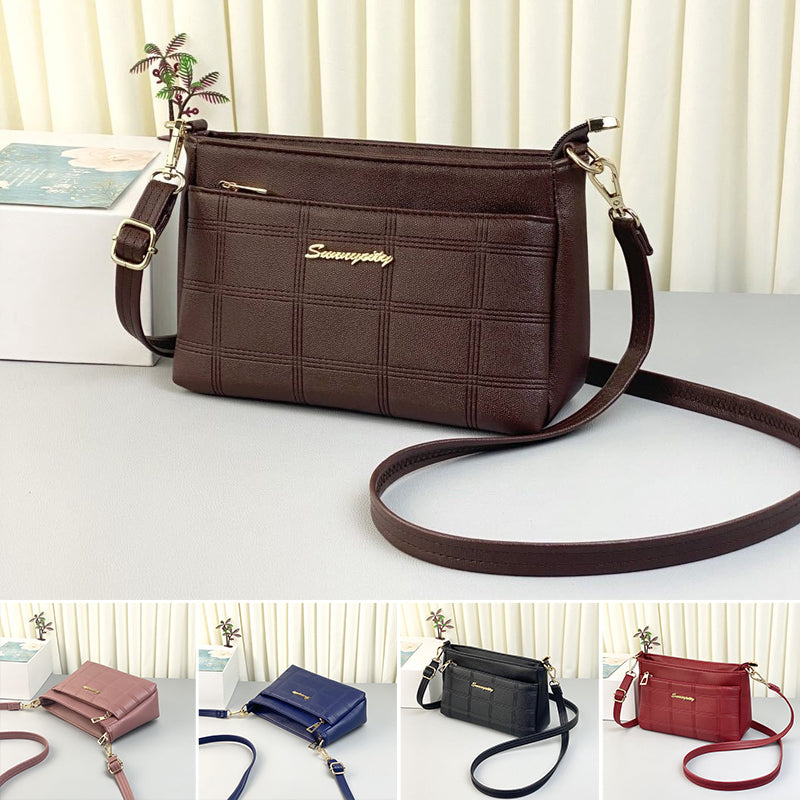 Fashion Large-capacity Anti-theft Soft Leather Messenger Bag