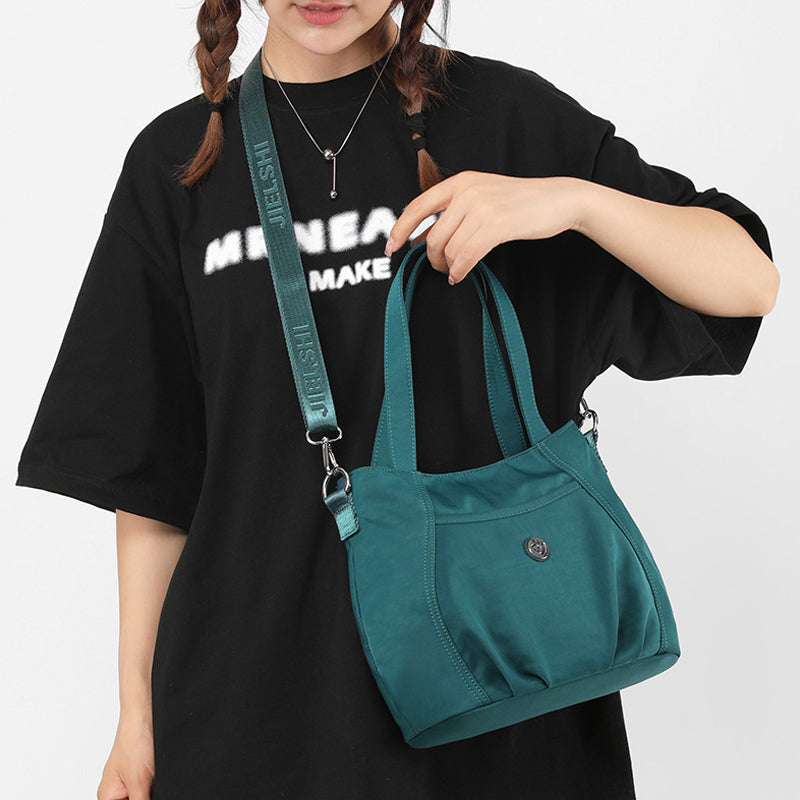 Women's Crossbody Lightweight Multi-Pocket Zipper Pocket Nylon Shoulder Bag