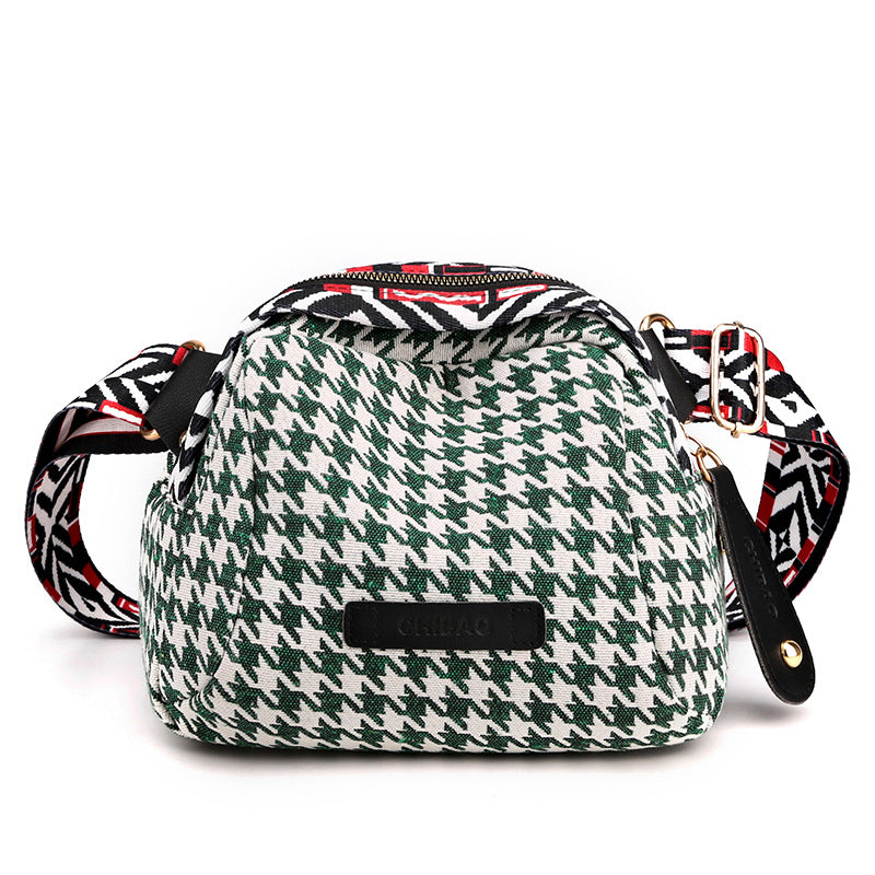 Houndstooth Small Bag