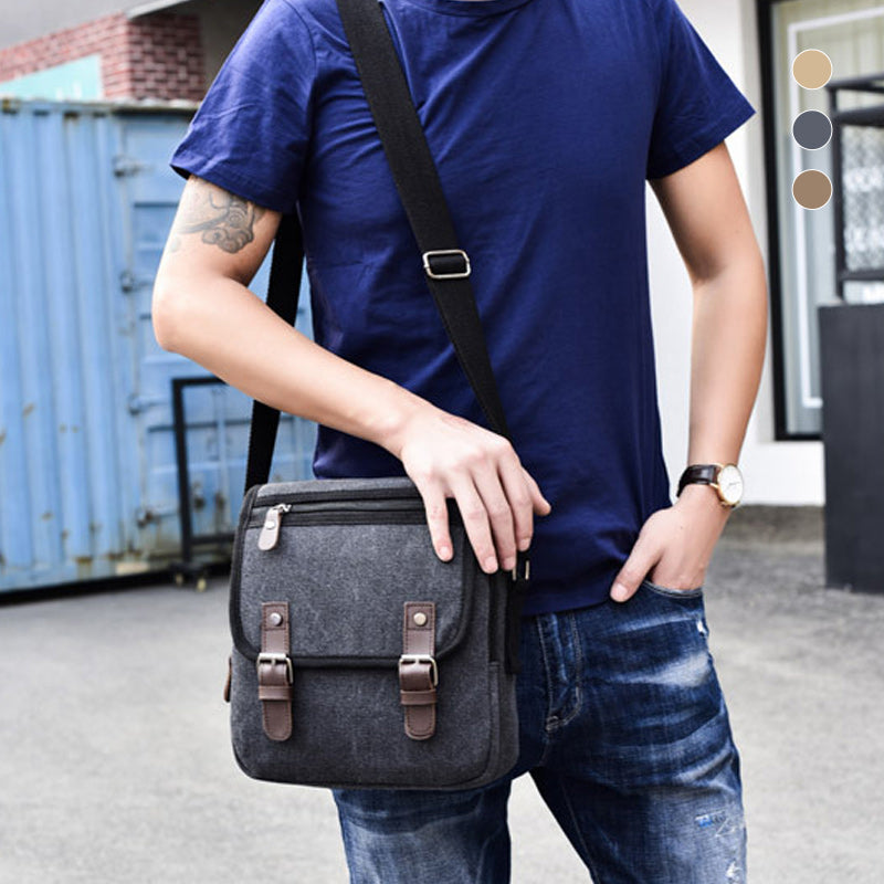 Men's Canvas Shoulder Bag