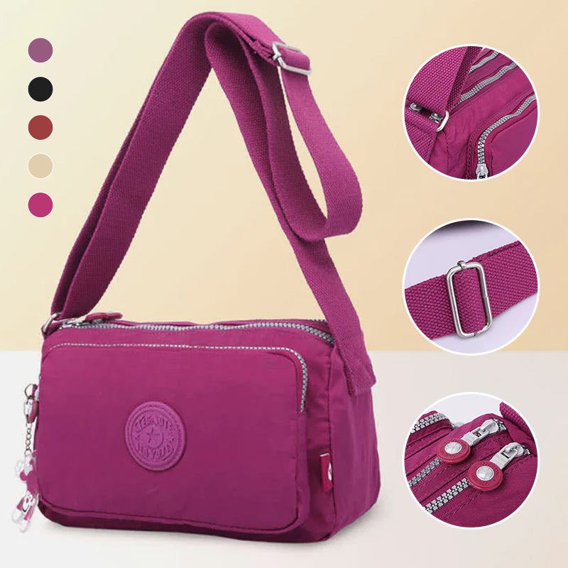 Lightweight Nylon Shoulder Bag