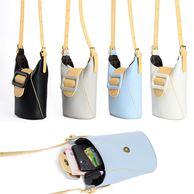 Minimalist Bucket Shoulder  Bag For Women