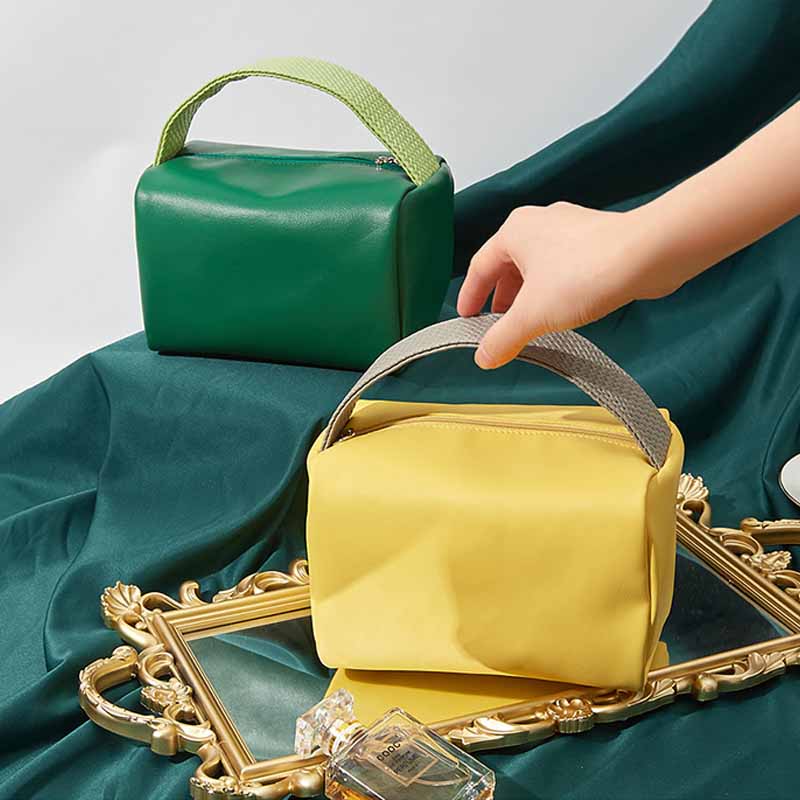 Portable Waterproof Candy Color Square Storage Bag