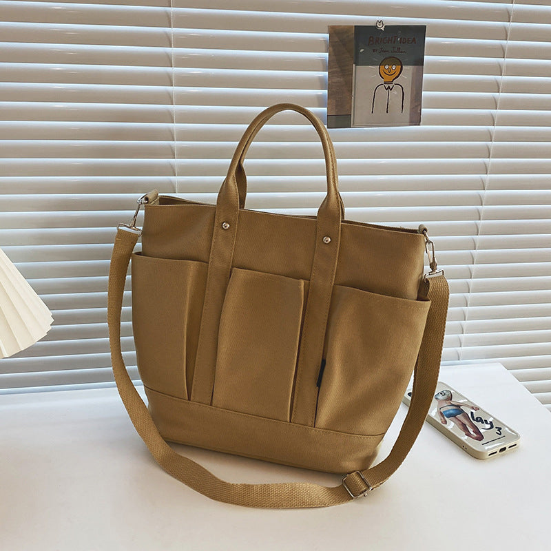 Retro Versatile Casual Canvas Portable Messenger Bag