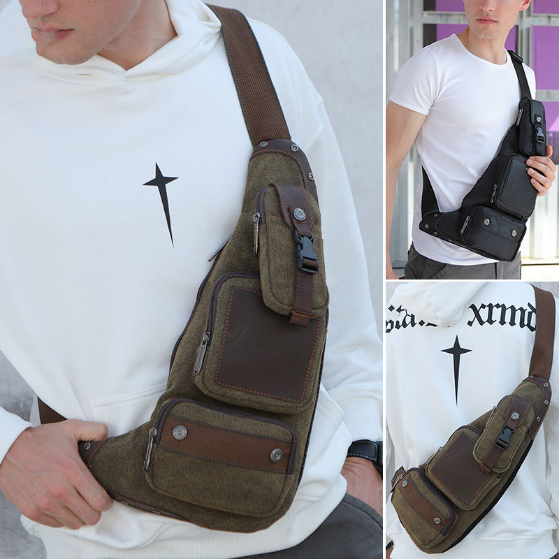 Crescent-shaped Cross-body Chest Bag