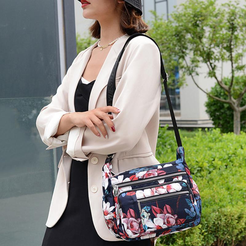 Multi-Pocket Waterproof Messenger Bag
