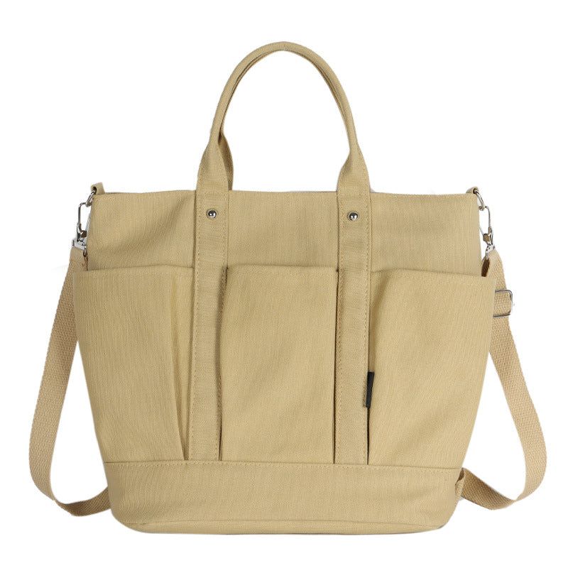 Retro Versatile Casual Canvas Portable Messenger Bag