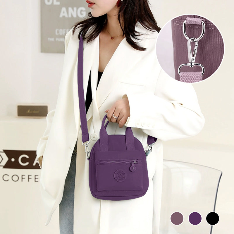Nylon Satchel Handbag
