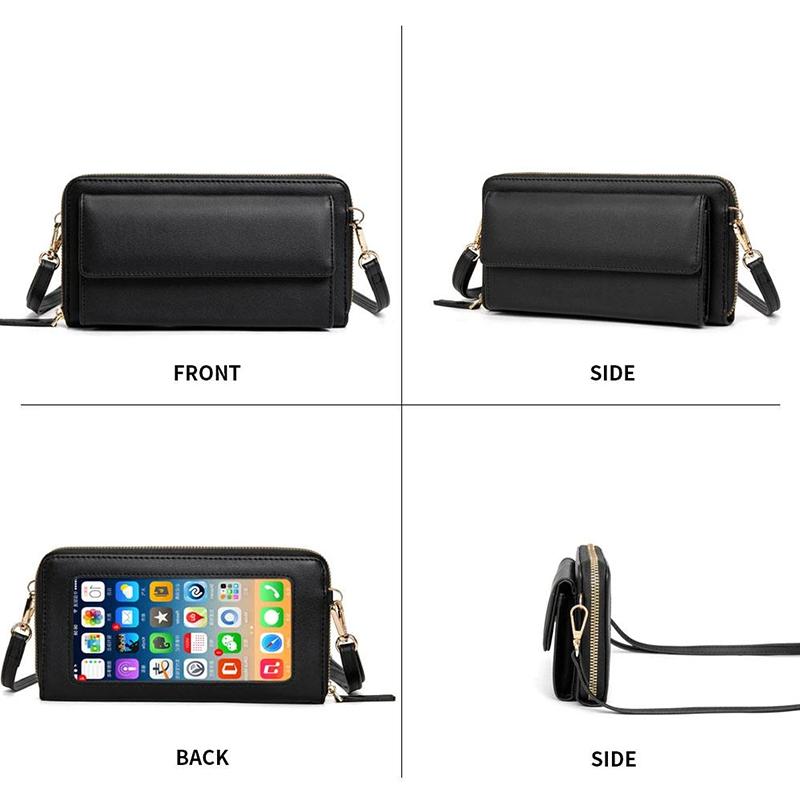 Touch Screen Crossbody Cellphone Purse, with RFID Blocking
